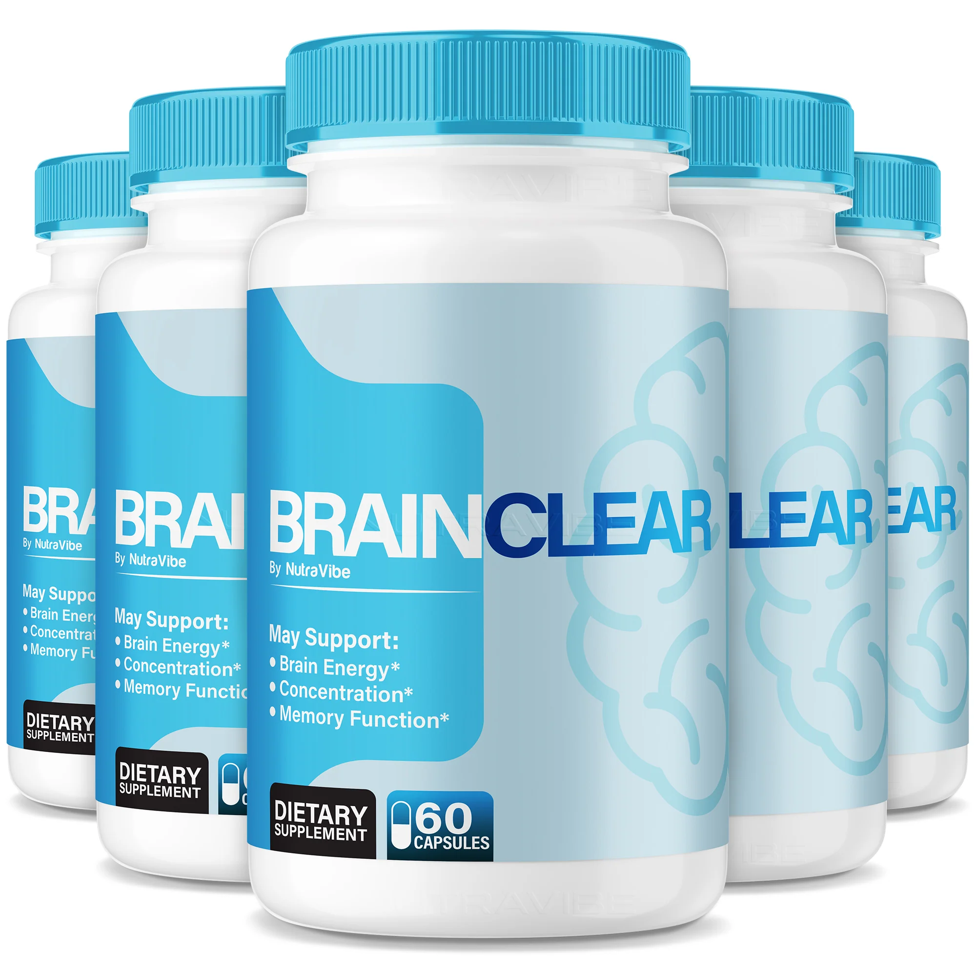 BrainClear - 6 Bottles